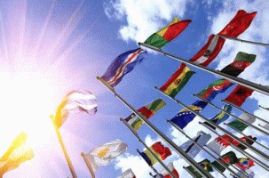 Flags: Worldwide flag waving